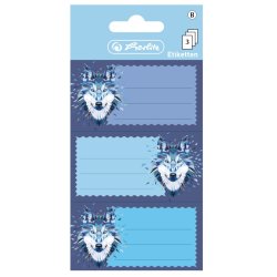 Herlitz 50028214 étiquette auto-collante Bleu, Violet 9 pièce(s)