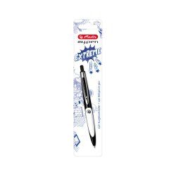 Herlitz my.pen Noir Stylo à bille rétractable avec clip 1 pièce(s)