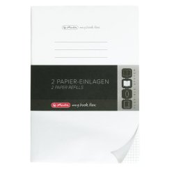 Herlitz my.book bloc-notes A5 40 feuilles Noir, Blanc