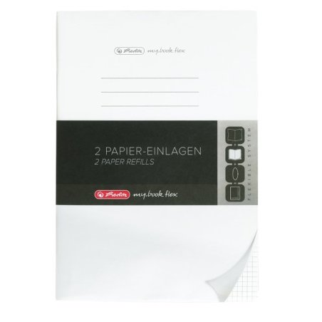 Herlitz my.book bloc-notes A5 40 feuilles Noir, Blanc