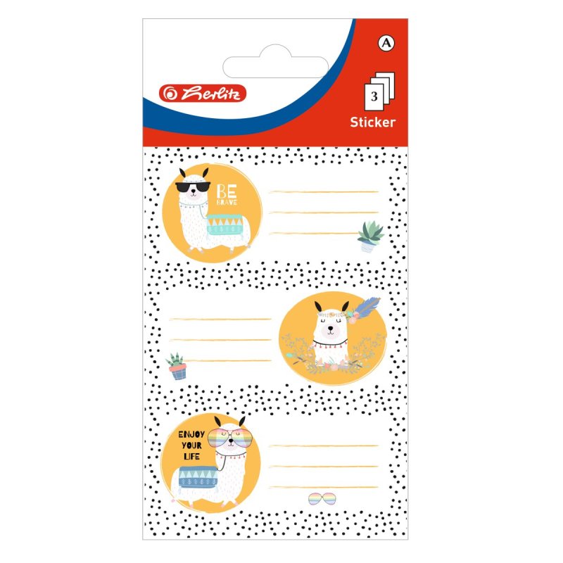 Herlitz 50034284 self-adhesive label 9 pc(s)