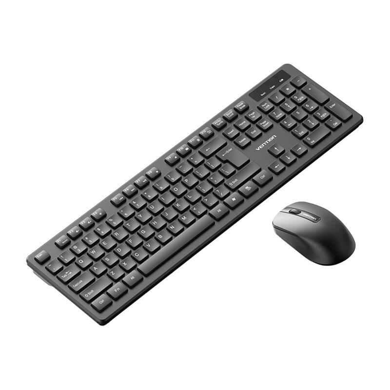 VENTION KTDB0-EN Wireless Keyboard and Mouse Set (Black)