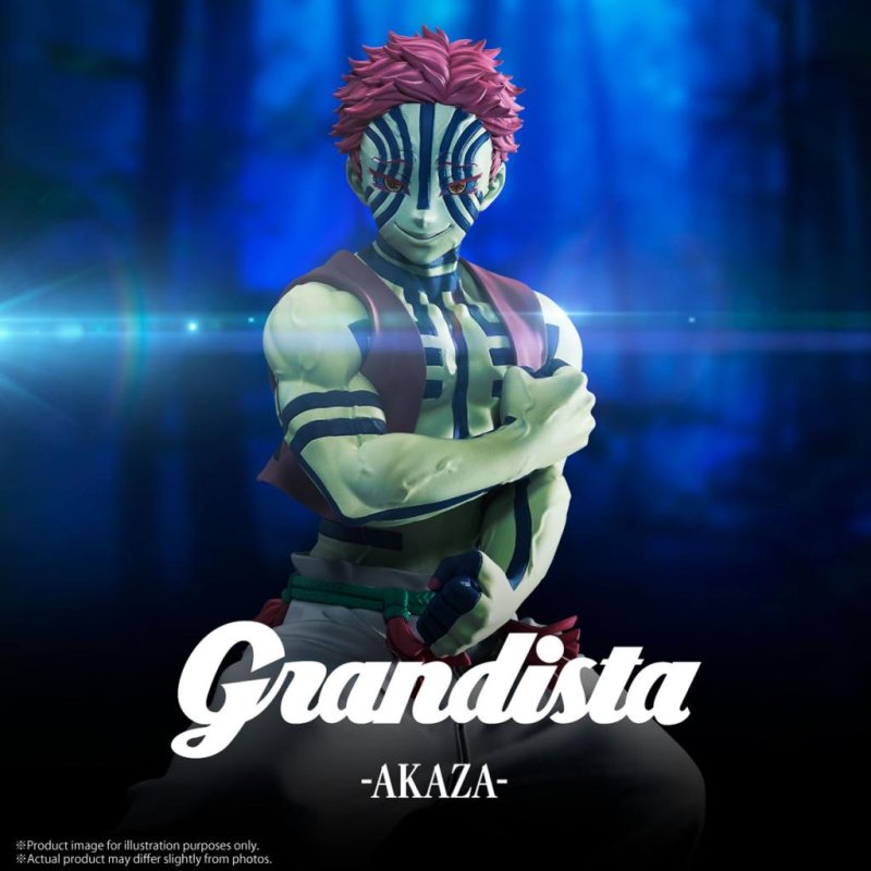 DEMON SLAYER - Akaza - Figurine Grandista 22cm