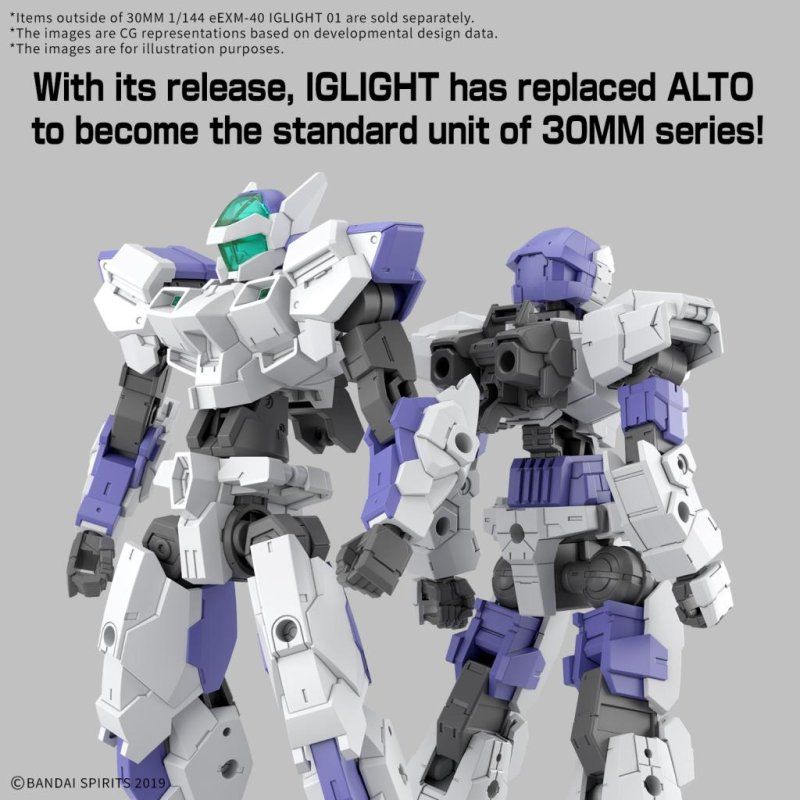 STOCKINK4-30MM - 1/144 eEXM-40 IGLIGHT 01 - Model Kit
