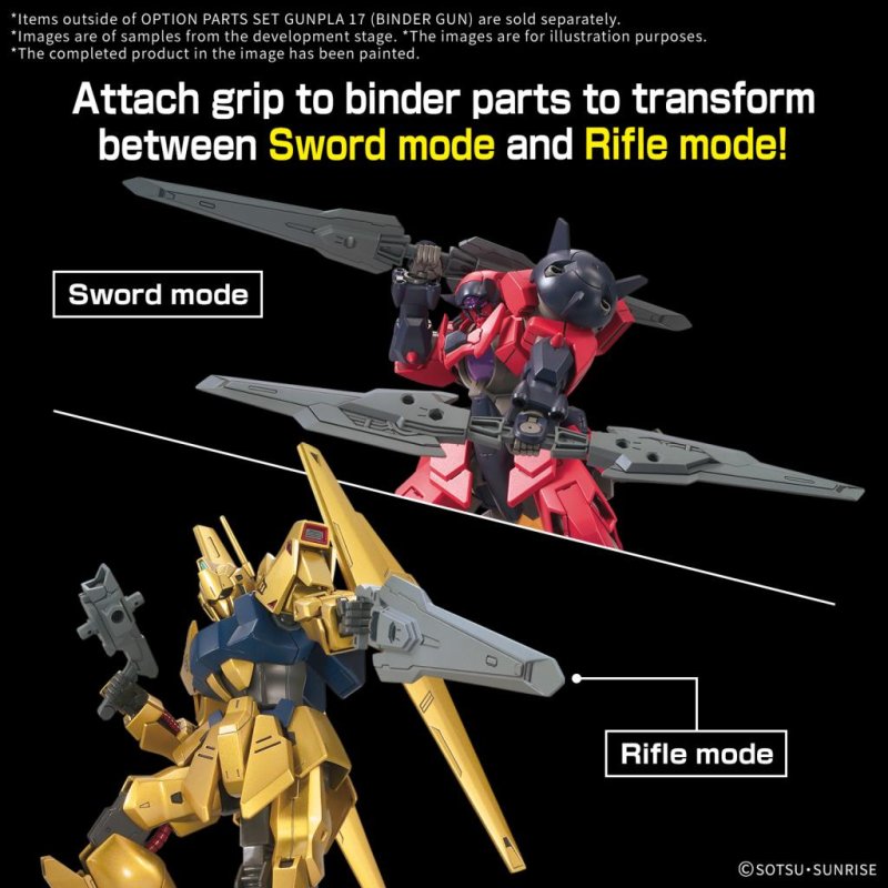 GUNDAM - Option Parts Set Gunpla 17 (Binder Gun) - Model Kit