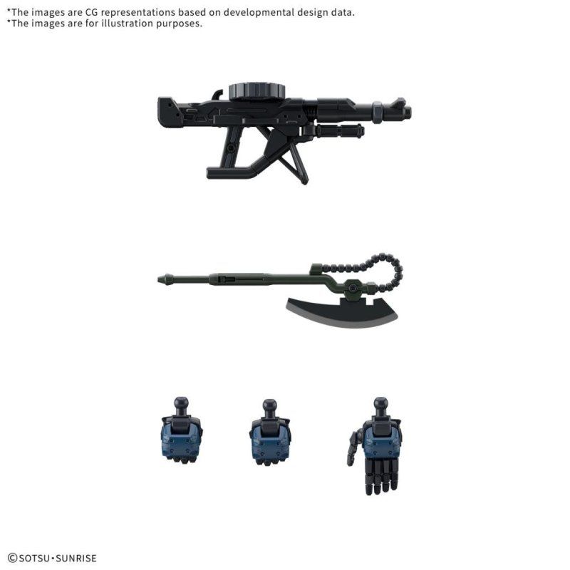 STOCKINK1-GUNDAM - HG 1/144 Police Zaku - Model Kit GQuuuuuuX Series