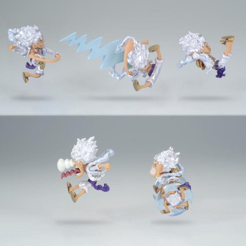 ONE PIECE - WCF Luffy Gear 5 Metallic - Assortiments 12 Figurine 7cm