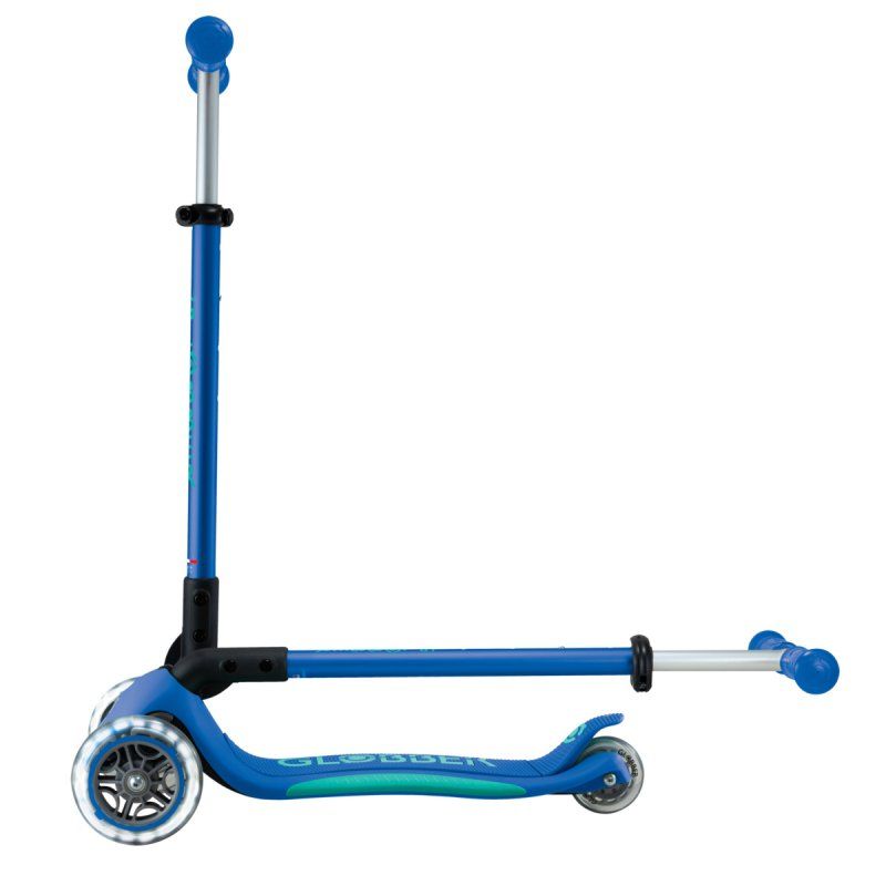 Globber Primo Foldable Plus Lights Kids Classic scooter Blue, Navy