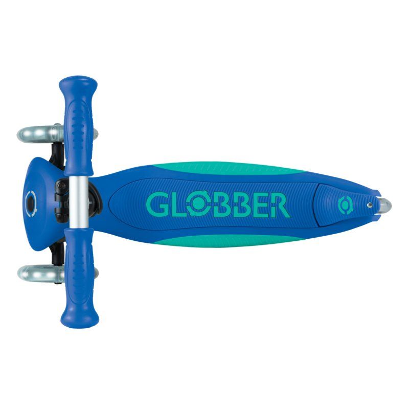 Globber Primo Foldable Plus Lights Kids Classic scooter Blue, Navy