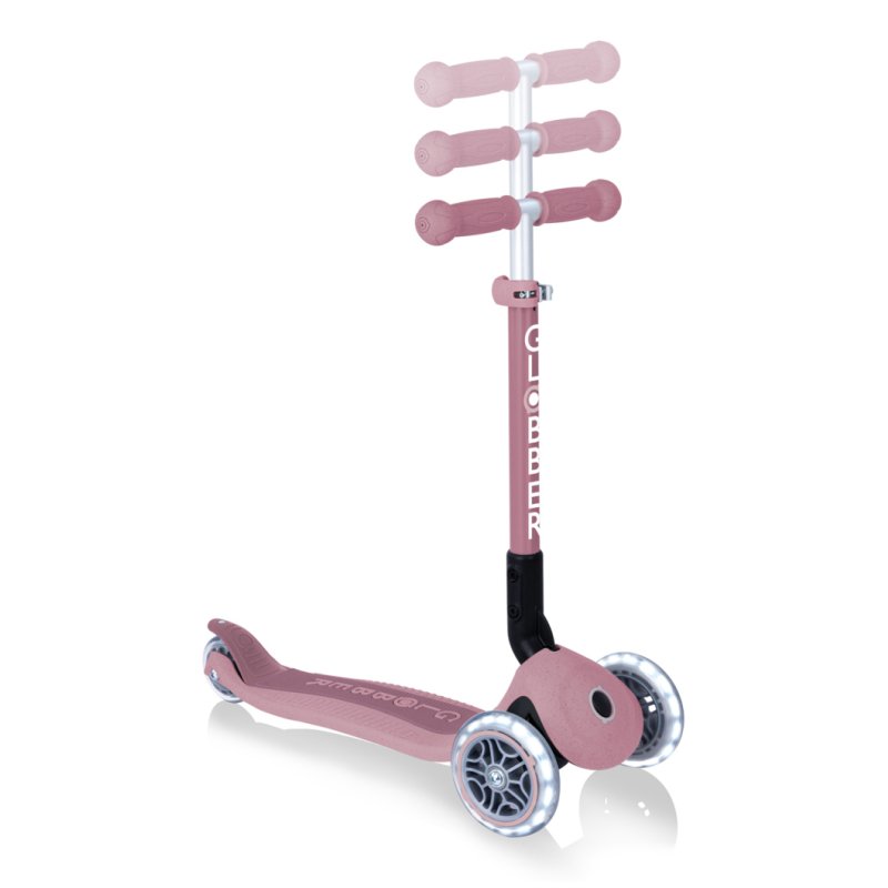 GLOBBER JUNIOR FOLDABLE LIGHTS ECO beere, mit Leuchtrollen