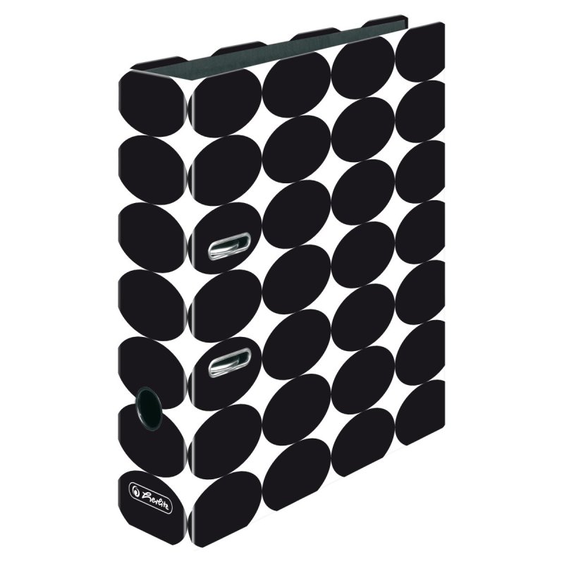 Herlitz maX.file ring binder A4 Black, White