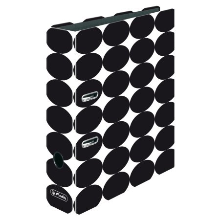 Herlitz maX.file classeur à anneaux A4 Noir, Blanc