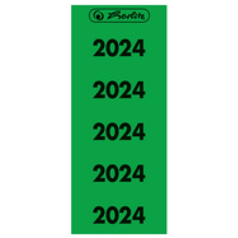 herlitz Etiquette imprimée pour classeur année 2023, gris