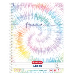 Herlitz New Batik Freedom bloc-notes A4 80 feuilles Multicolore