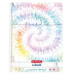 Herlitz New Batik Freedom writing notebook A4 80 sheets Multicolour