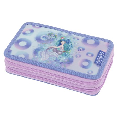 herlitz Etui scolaire double "Mystic Mermaid", 23 pièces