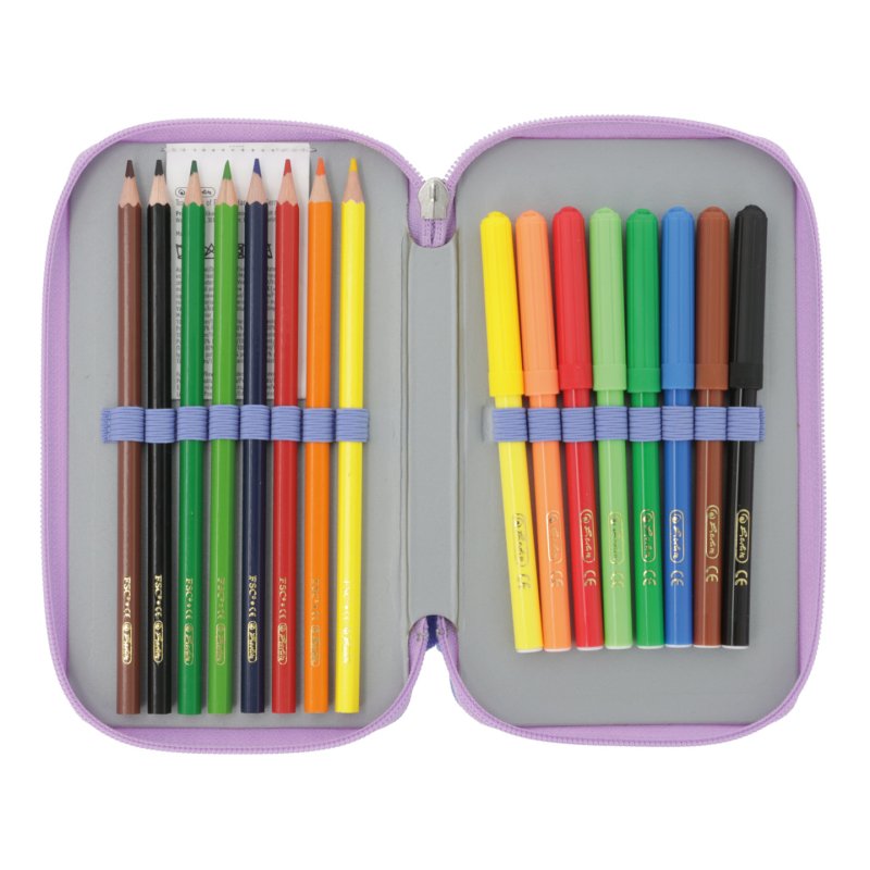 herlitz Etui scolaire double "Mystic Mermaid", 23 pièces