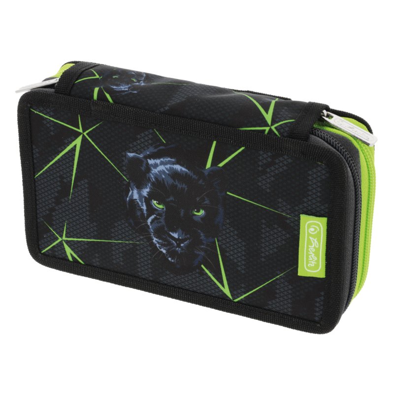 herlitz Etui scolaire double "Wild Life", 23 pièces