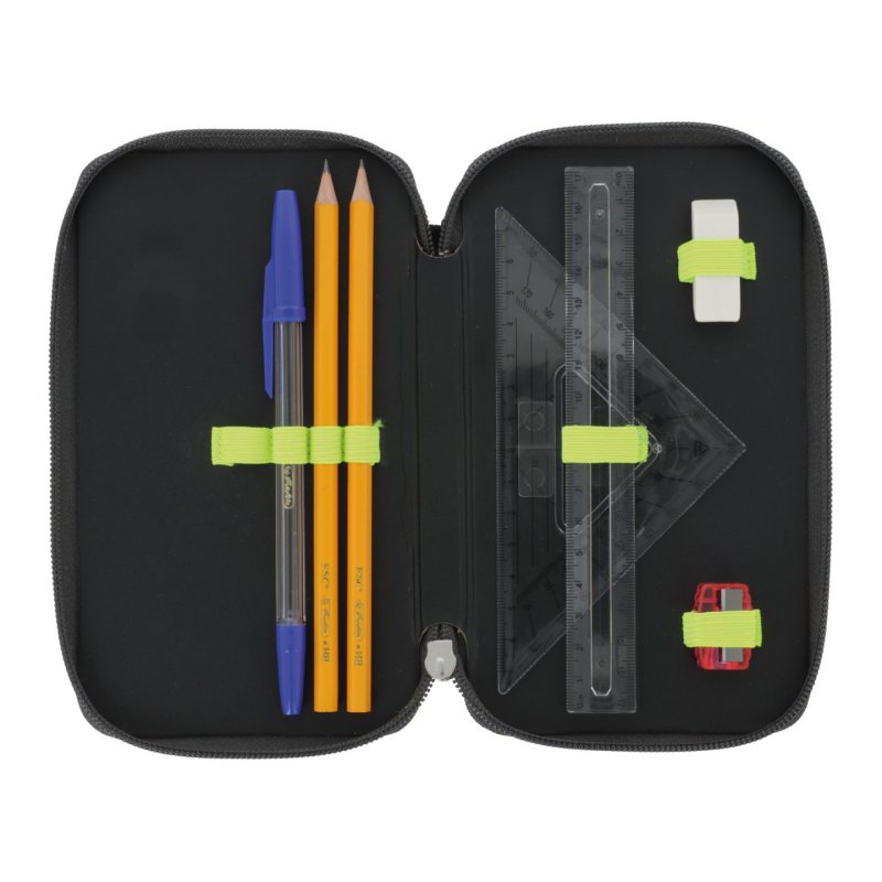 herlitz Etui scolaire double "Wild Life", 23 pièces