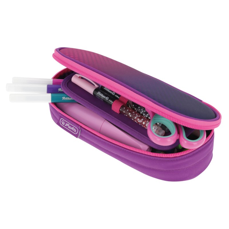Herlitz Etui Dip Dye Trousse à crayons Polyester Rose, Violet