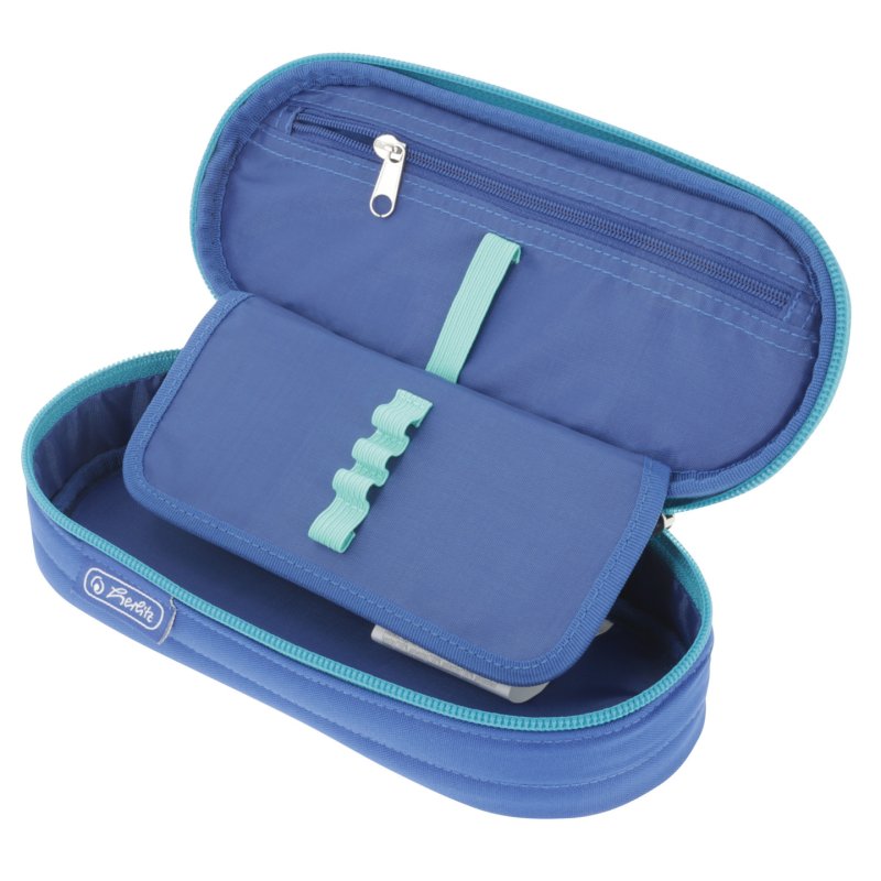 Herlitz Etui Dip Dye Trousse à crayons Polyester Bleu, Turquoise
