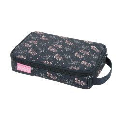 Herlitz 2 Go Trousse à crayons Polyester Marine, Rose