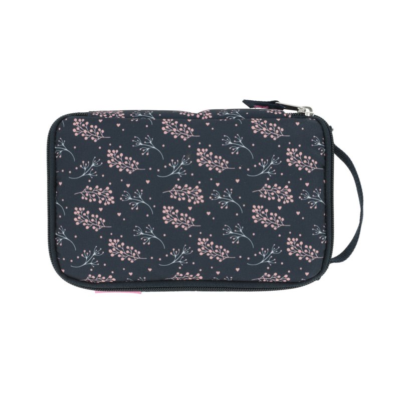 Herlitz 2 Go Soft pencil case Polyester Navy, Pink