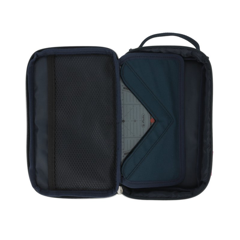 Herlitz 2 Go Trousse à crayons Polyester Gris