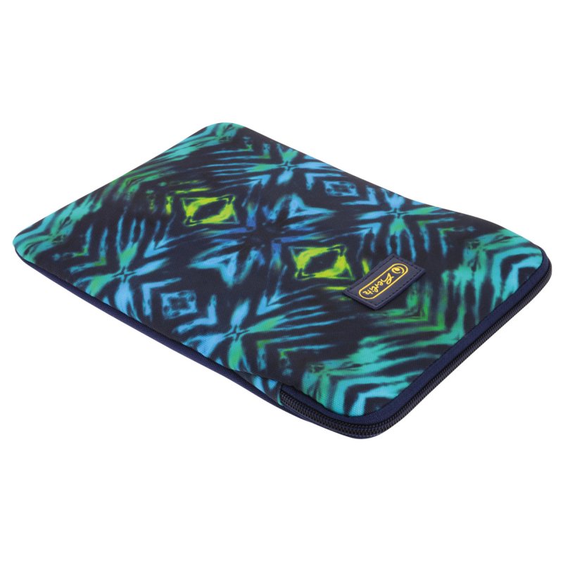 Herlitz New Batik 26,7 cm (10.5") Housse Noir, Bleu, Vert