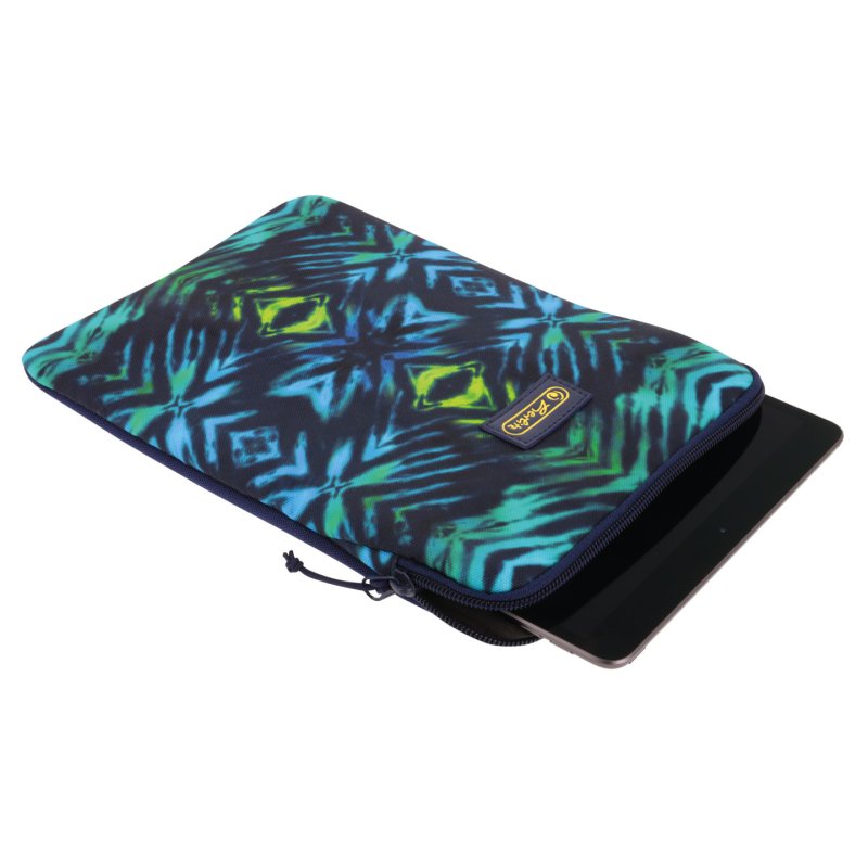 Herlitz New Batik 26,7 cm (10.5") Housse Noir, Bleu, Vert