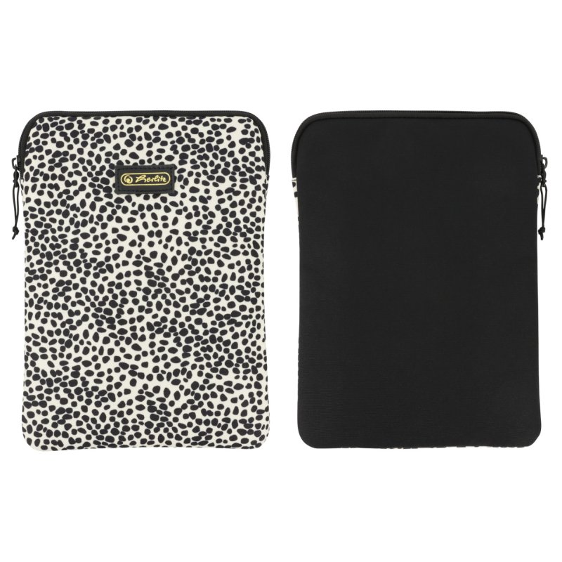 Herlitz Spotted 26,7 cm (10.5") Housse Noir, Blanc