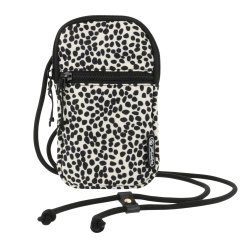 Herlitz Spotted mobile phone case Sleeve case Black, White