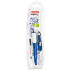 Herlitz my.pen fountain pen Cartridge filling system Blue, White 1 pc(s)