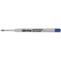 rotring Recharge Jumbo pour stylo à bille, M, bleu