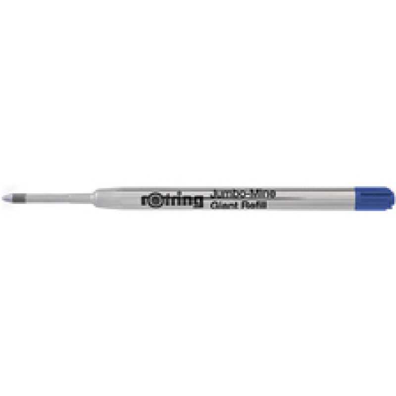 rotring Recharge Jumbo pour stylo à bille, M, bleu