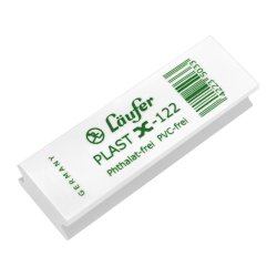 Laufer Plast X-122 eraser Plastic White 1 pc(s)