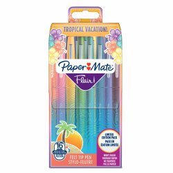 Papermate Flair felt pen Medium Multicolour 16 pc(s)