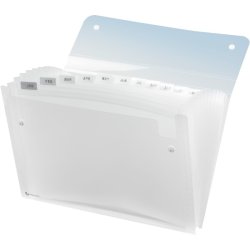 Rexel ICE Expander 13-Pocket Clear