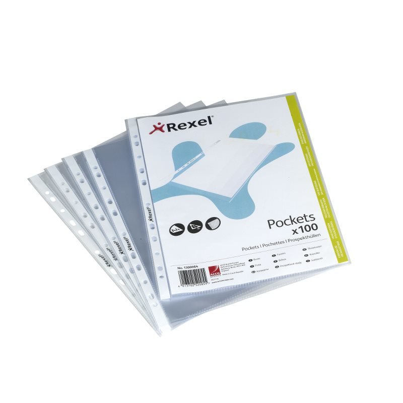 Rexel Pochette A5 ouverture haut transparente (100)