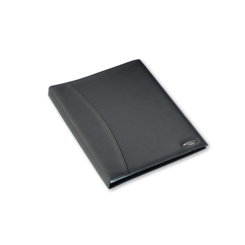Rexel Livret prés. Soft Touch aspect cuir A4 24 poches, noir