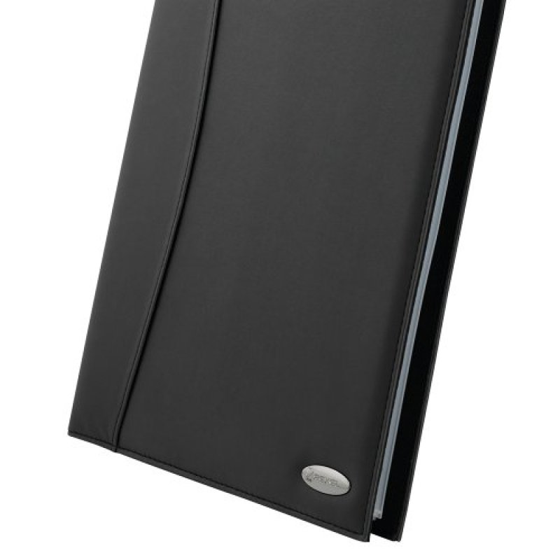 Rexel Soft Touch Smooth A4 Display Book 24 Pocket Black