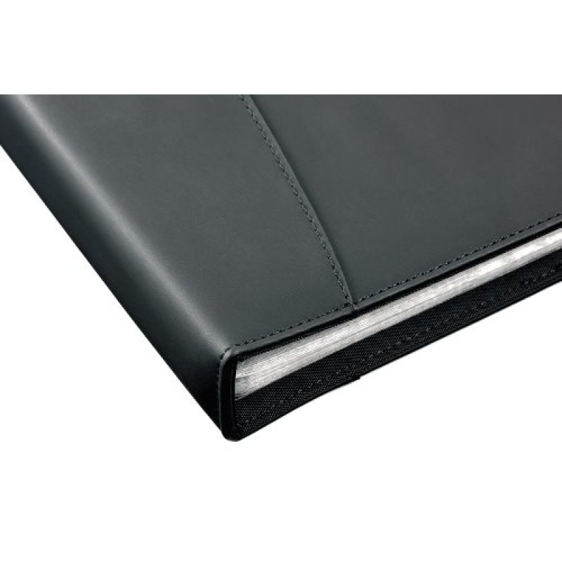 Rexel Soft Touch Smooth A4 Display Book 24 Pocket Black