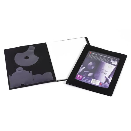 Rexel Presentation Display Book A4 24 Pocket Black