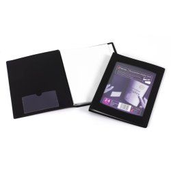 Rexel Livret de présentation A5 24 pochettes coloris noir