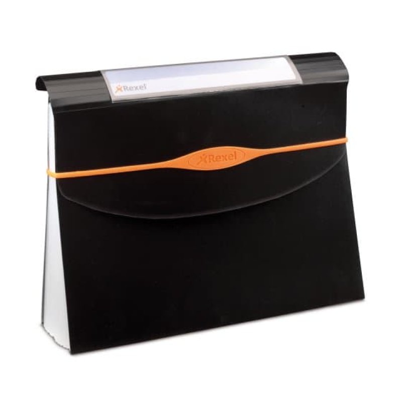 Rexel Porte-documents Optima, A4, 13 compartiments, PP, noir