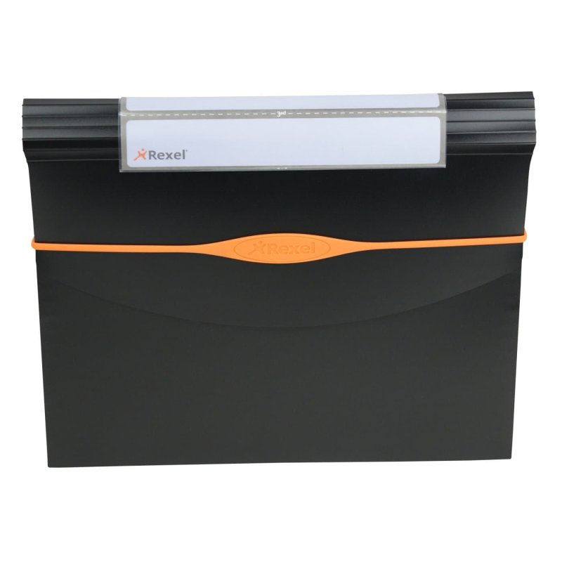 Rexel Trieur extensible Optima 13 compartiments coloris noir