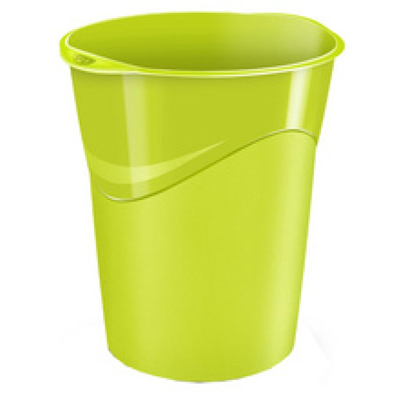 CEP Corbeille à papier GLOSS, 14 litres, blanc polaire