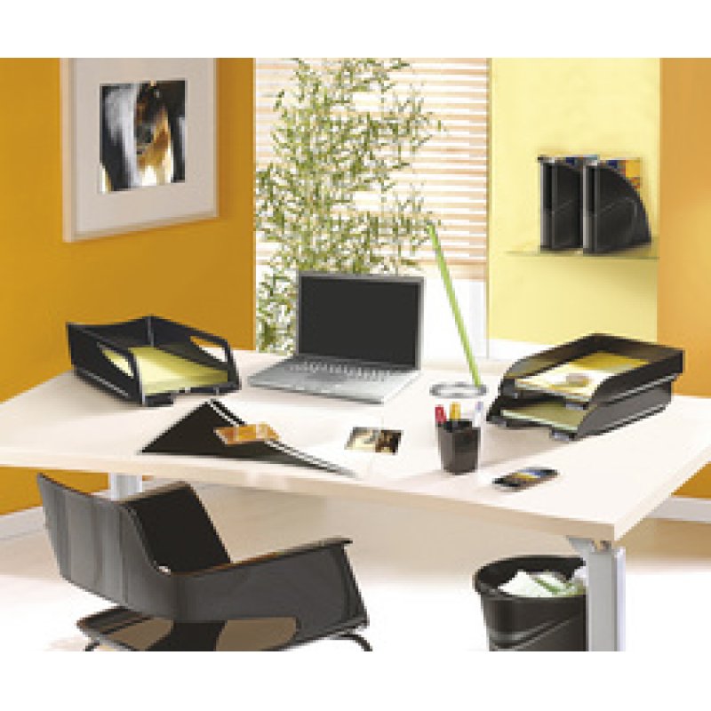 CEP Corbeille à papier CepPro GreenSpirit, 14 litres, noir