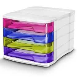 CEP 1003940811 bac de rangement de bureau Polystyrène Multicolore
