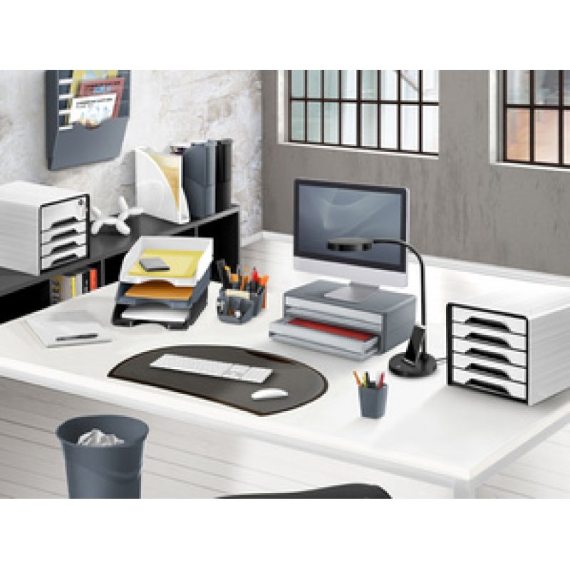 CEP Pot à crayon CepPro, 2 compartiments, transparent